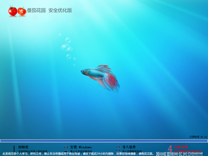 番茄花园 GHOST XP SP3 安全优化版 V2020.12