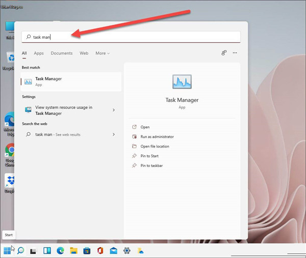 Win11任务管理器如何打开?