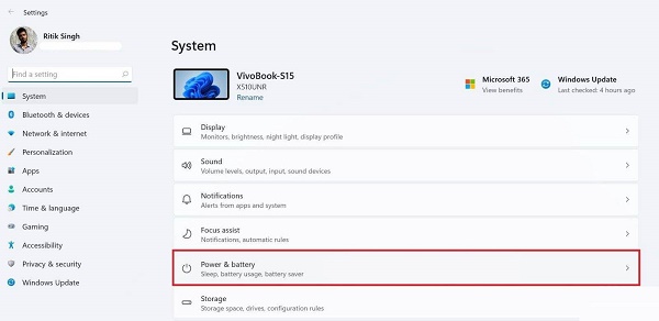 Win11如何查看电池情况?