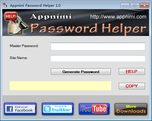 安全密码生成器(Appnimi Password Helper) V1.0