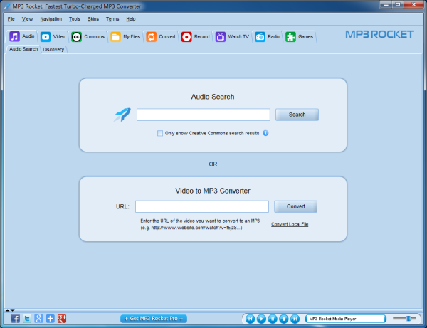 MP3 Rocket(音乐搜索转换器)V7.4 官方版