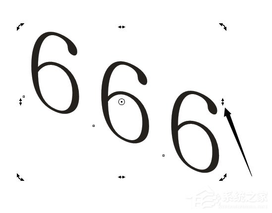 cdr如何制作倾斜字体?cdr制作倾斜字体的方法步骤