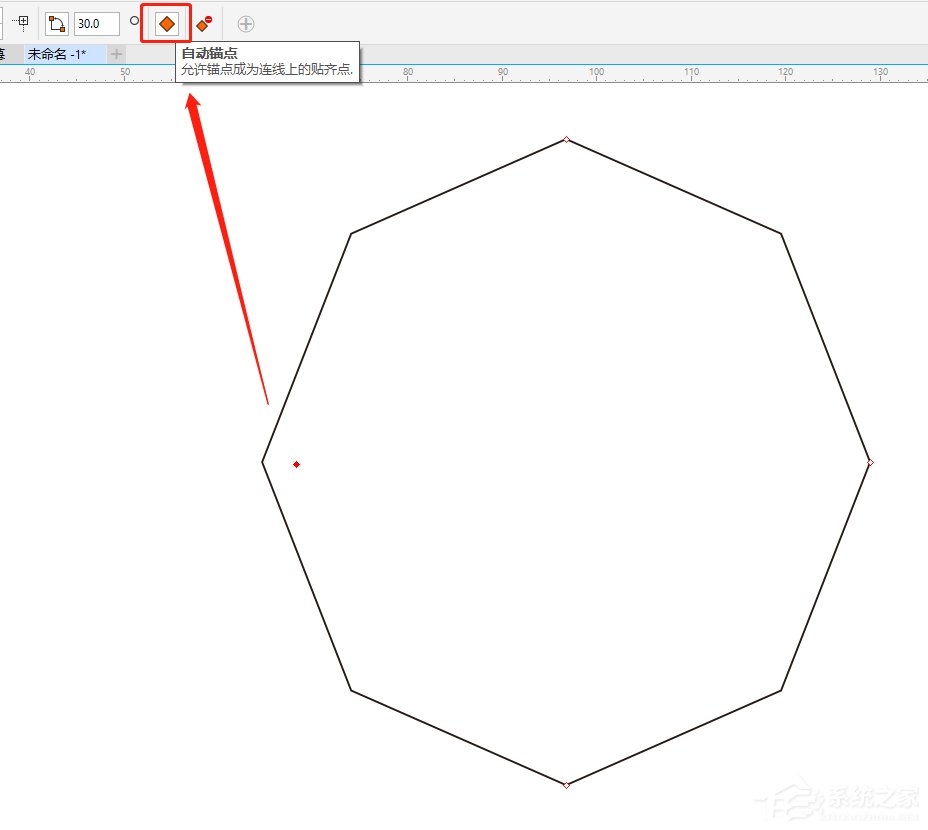 cdr如何使用锚点编辑工具?cdr锚点编辑工具的使用方法