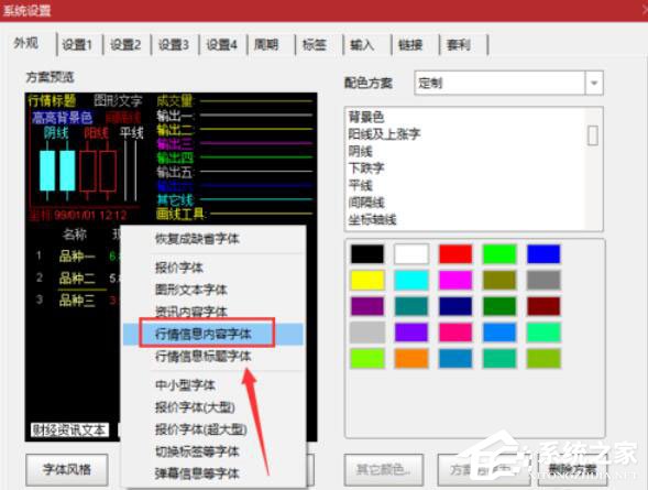 新浪通达信版金融终端如何更改字体大小?