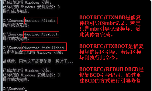win10手动修复引导
