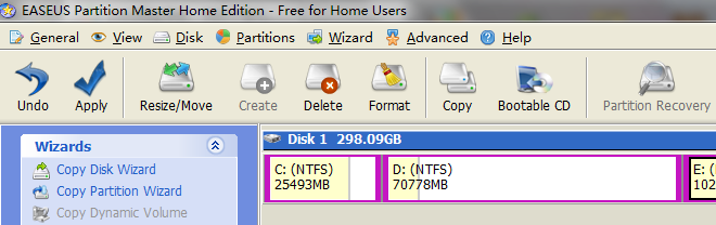 易我分区大师(EASEUS Partition Master Home家庭版版)怎么使用?