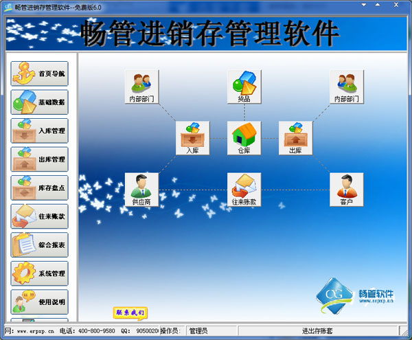 畅管进销存管理软件 V6.0
