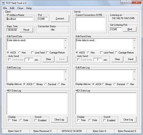 TCP测试工具(TCP Test Tool) V2.3 英文版