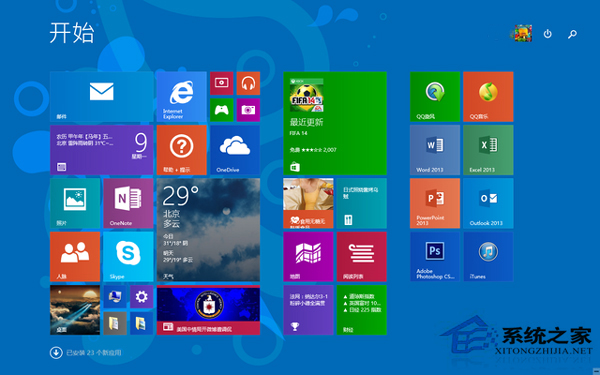 Win8.1如何管理开始屏幕中的应用软件?