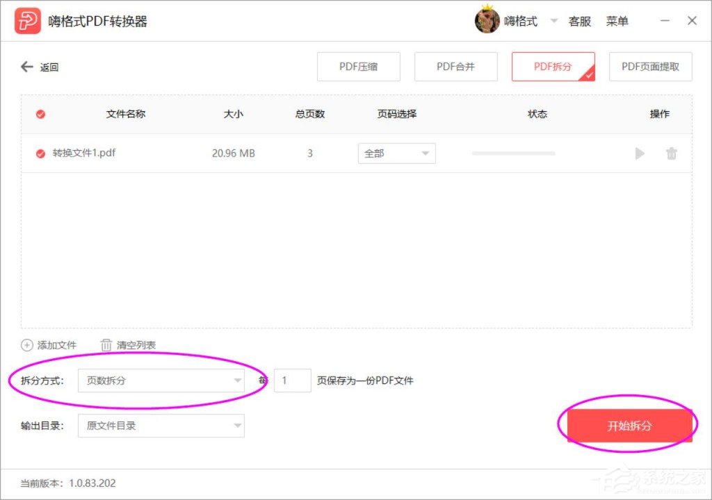 PDF文件如何拆分页面?