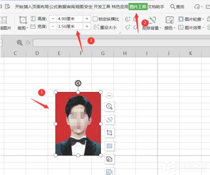 wps表格怎么打印证件照?