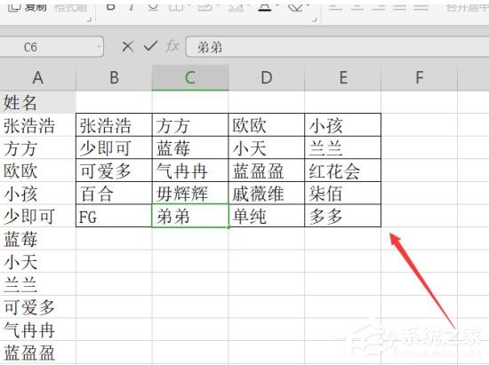 wps表格怎么把一列分成多列?