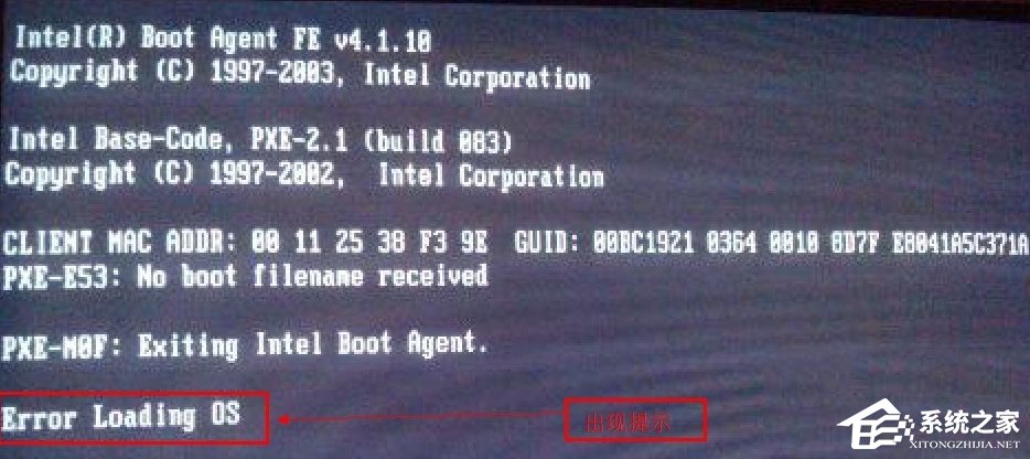 Win7开机提示Error Loading OS怎么办?