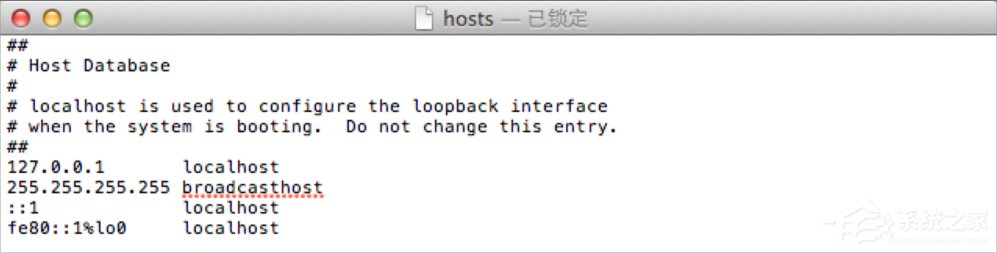 Mac电脑的hosts文件在哪?