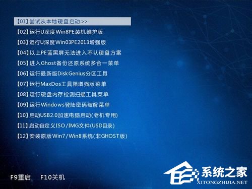 Scandisk怎么用?使用u深度启动盘Scandisk修复磁盘的方法