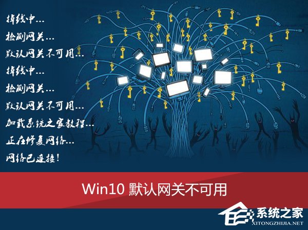 Win10网络诊断后提示“默认网关不可用”的问题怎么解决?