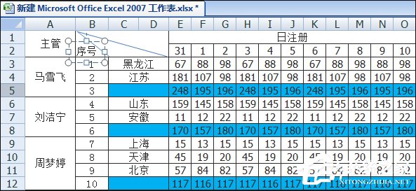 如何在Excel表格中画斜线打字?怎么将表格划分两个以上的斜杠?