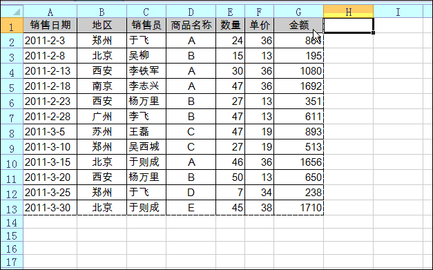Excel表格自动调整打印区域是怎么设置的?