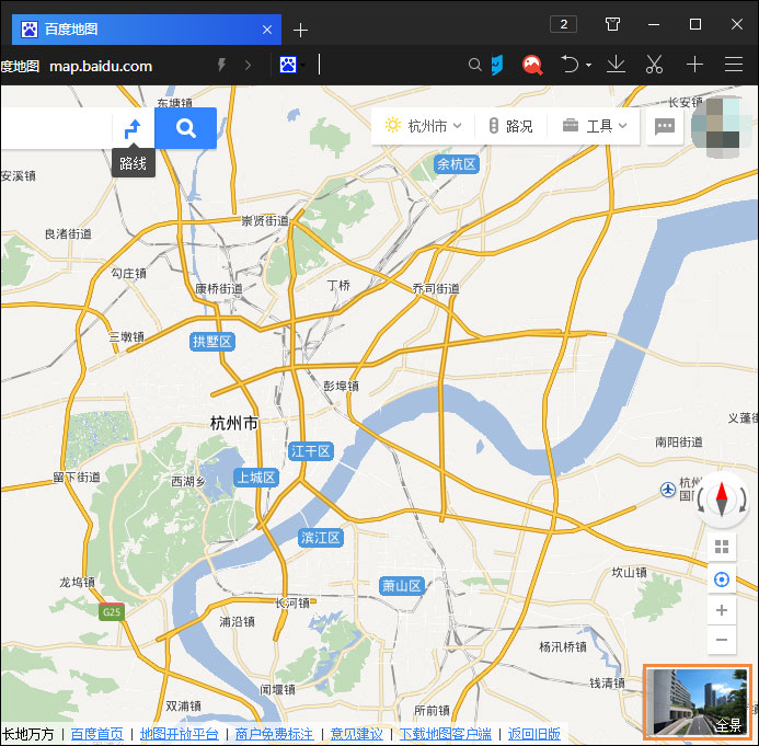 怎么看某个地方的实景图?百度街景地图怎么看全景图?