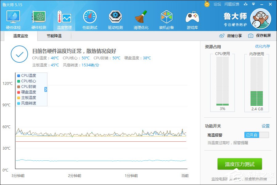 鲁大师节能降温怎么打开?鲁大师智能降温有用吗?