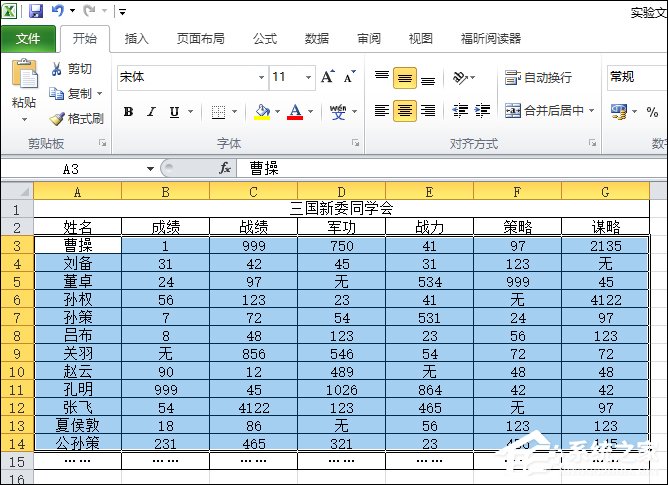 表格如何隔行填充颜色?Excel表格底色隔行填充方法