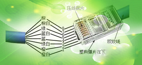网线水晶头怎么接?网线水晶头接法图解