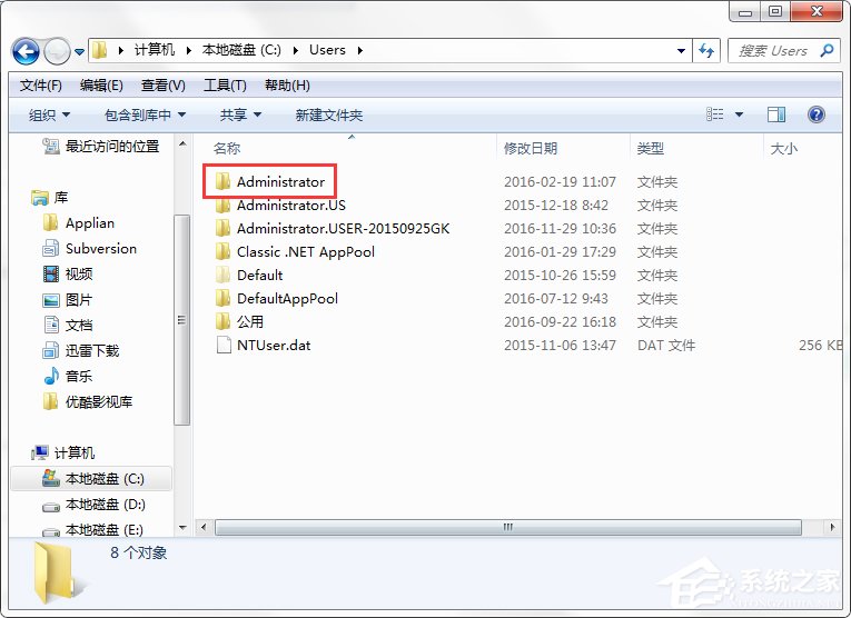 Win7系统C盘AppData文件夹可以删除吗?