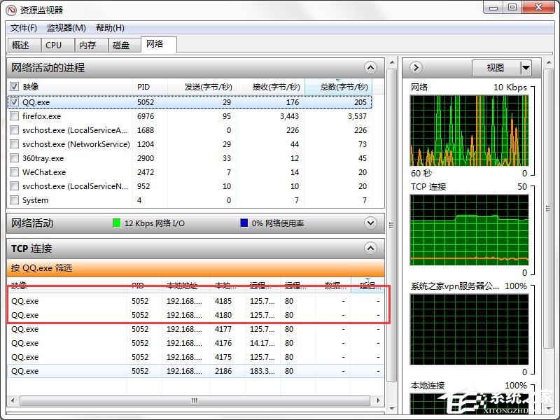 在Win7系统中怎么查看QQ好友IP地址?