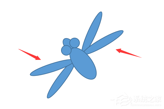 WPS怎么绘画出胖胖蜻蜓?WPS绘画出胖胖蜻蜓的方法