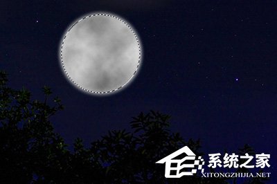 PS怎么画月亮特效?