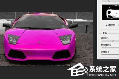 PS怎么给汽车变色?PS给汽车变色的方法