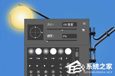 PS怎么点亮路灯?PS中点亮路灯的方法