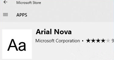 Win10如何从微软商店下载字体？
