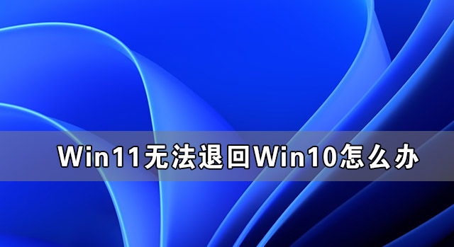 Win11无法退回Win10怎么办