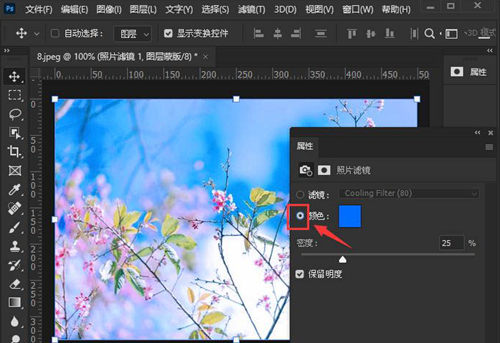 PS如何使用图片滤镜?