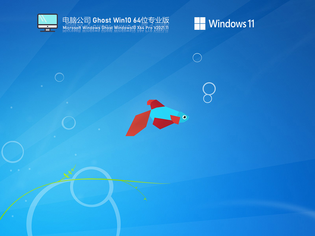 电脑公司 Ghost Win11 64位 专业稳定版 V2021.11