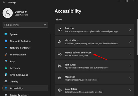 Win11鼠标箭头颜色如何更改?