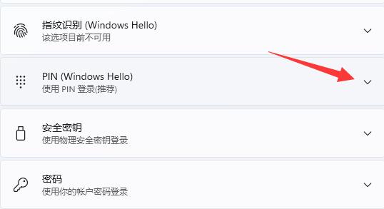 Win11如何修改pin码?