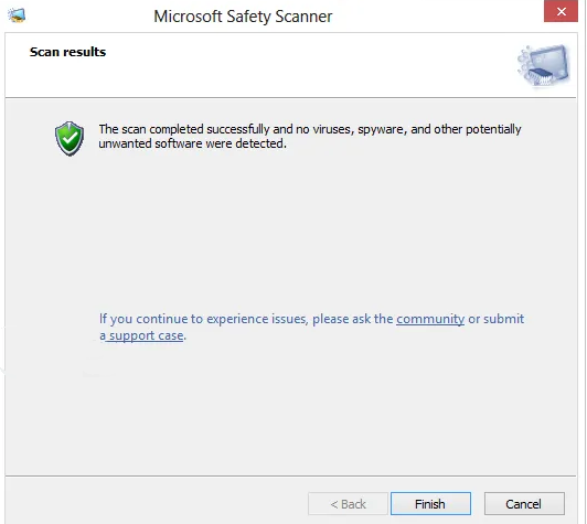 Microsoft Safety Scanner