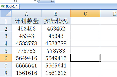 Excel怎么比较两列数据是否一样?