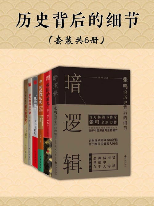 历史背后的细节(套装共6册)表面现象隐藏着暗逻辑,微小细节折射着大历史