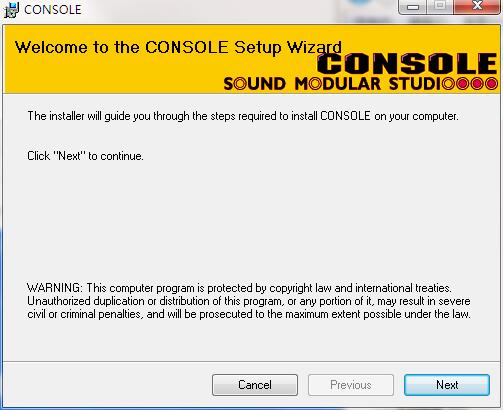 CONSOLE截图