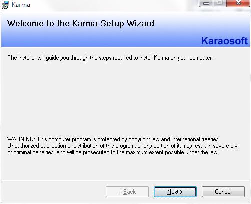 Karma截图