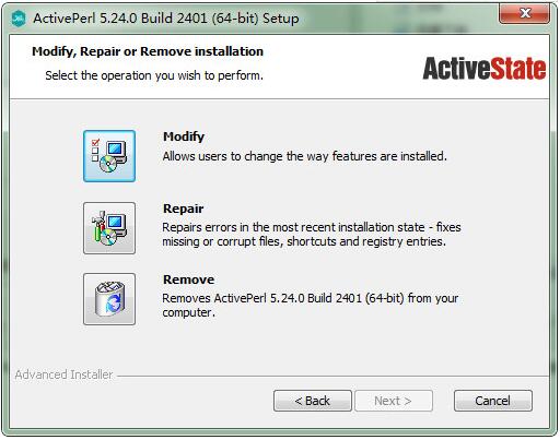 ActivePerl截图