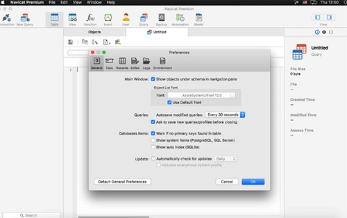 Navicat Premium For Mac截图