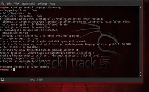 BackTrack(BT)截图