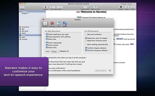 Narrator For Mac截图