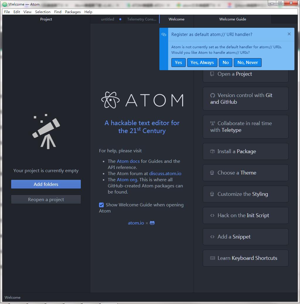 ATOM截图