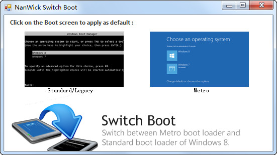 Win8开机选择操作系统工具截图