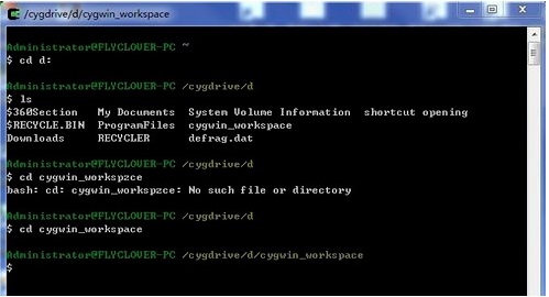 Cygwin (64-bit)截图